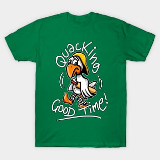 Funny Cricketer Duck -Funny Cricket Fans T-Shirt